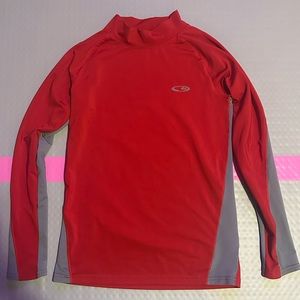 C9 By Champion Boys Red Long Sleeve Shirt Medium Compression Dry-fit (sports)